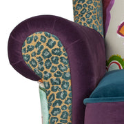 Anya - Boho Chic Wingback Accent Arm Chair - R&R Furniture Gallery (Fountain Valley, CA)