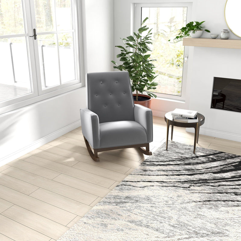 Demetrius - Solid Wood Rocking Chair - R&R Furniture Gallery (Fountain Valley, CA)