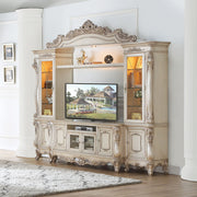 Gorsedd - Entertainment Center - Golden Ivory - R&R Furniture Gallery (Fountain Valley, CA)