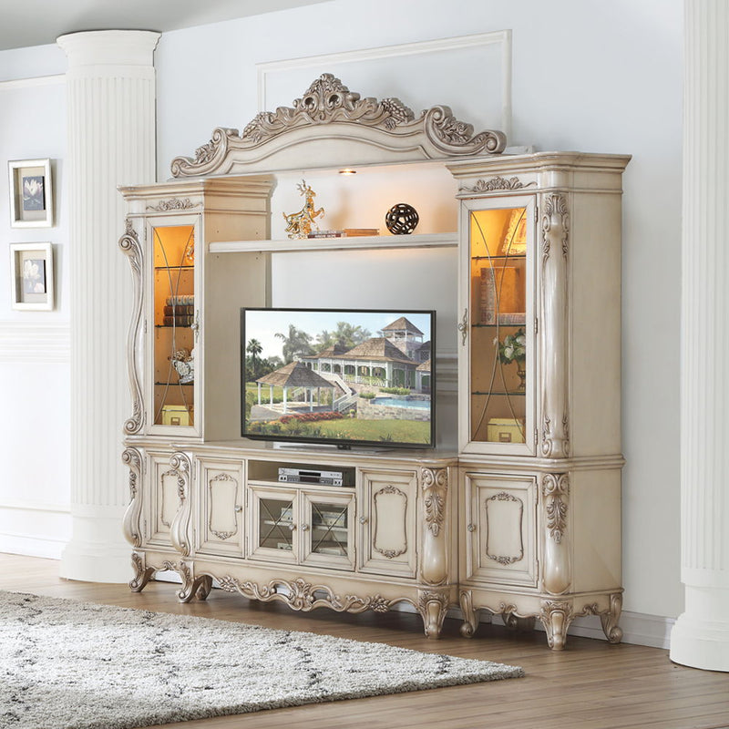 Gorsedd - Entertainment Center - Golden Ivory - R&R Furniture Gallery (Fountain Valley, CA)