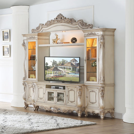 Gorsedd - Entertainment Center - Golden Ivory - R&R Furniture Gallery (Fountain Valley, CA)