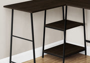 Computer Desk, Home Office, Corner, Storage Shelves, L Shape, Work, Laptop, Contemporary, Modern - R&R Furniture Gallery (Fountain Valley, CA)