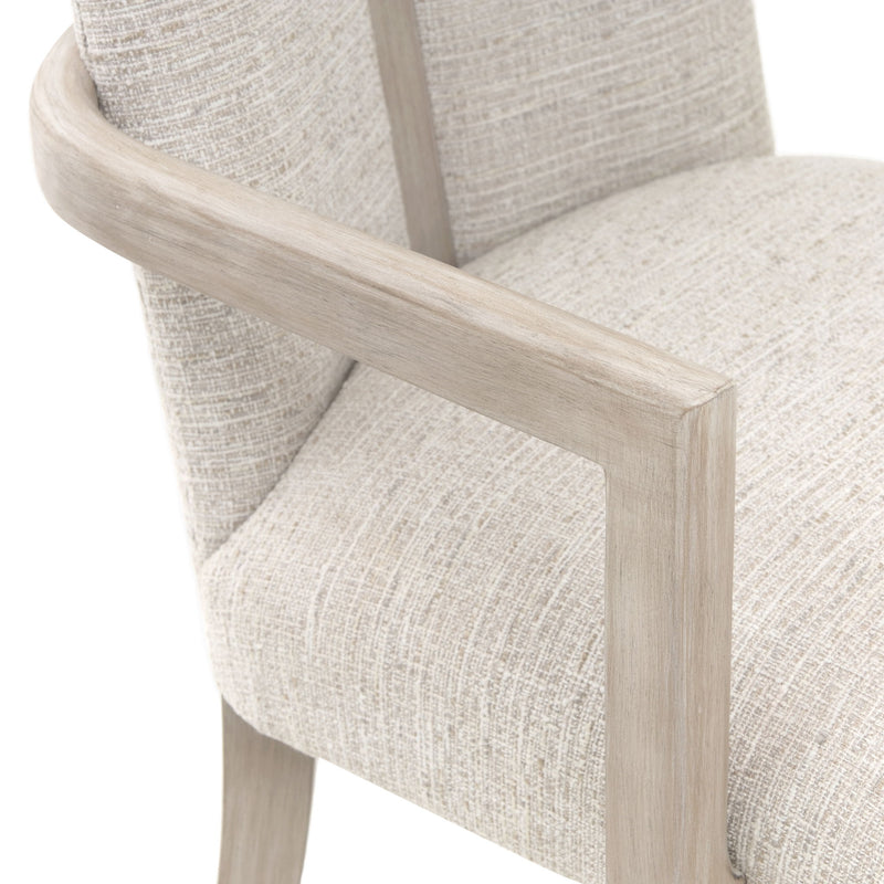 Lotus Bay - Dining Arm Chair - Sand - R&R Furniture Gallery (Fountain Valley, CA)