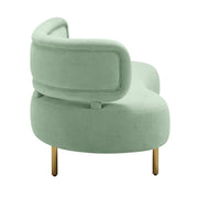 Tischa - Boucle Velvet Sofa - R&R Furniture Gallery (Fountain Valley, CA)