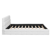 Upholstered Platform Bed With Headboard - R&R Furniture Gallery (Fountain Valley, CA)