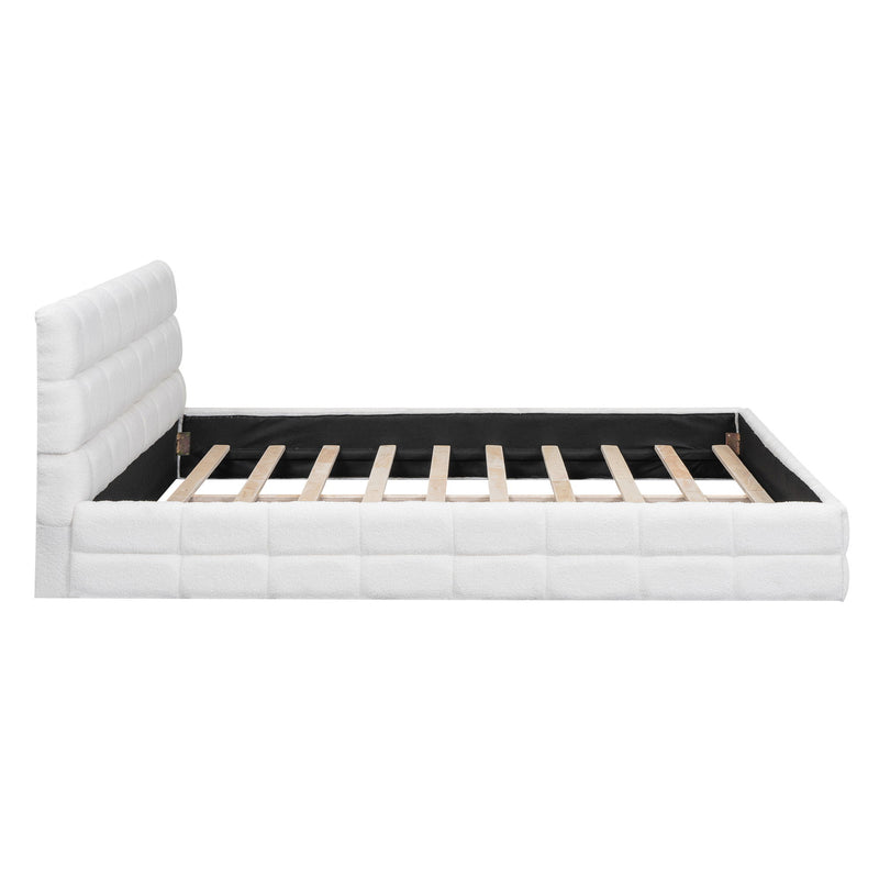Upholstered Platform Bed With Headboard - R&R Furniture Gallery (Fountain Valley, CA)