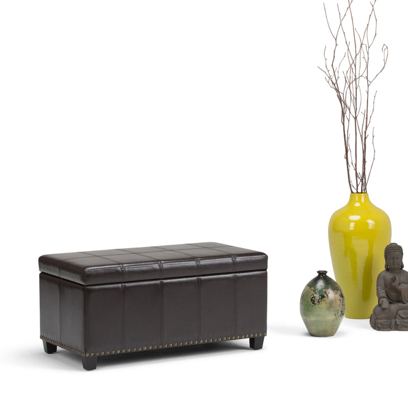 Amelia - Transitional Storage Ottoman Bench - R&R Furniture Gallery (Fountain Valley, CA)