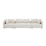 Hangover - Boucle Sofa - Cream - R&R Furniture Gallery (Fountain Valley, CA)