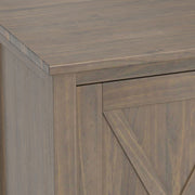 Ela - Medium TV Stand - Smoky Brown - R&R Furniture Gallery (Fountain Valley, CA)