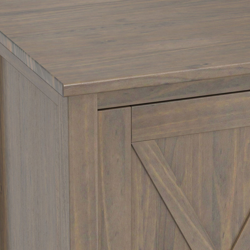 Ela - Medium TV Stand - Smoky Brown - R&R Furniture Gallery (Fountain Valley, CA)