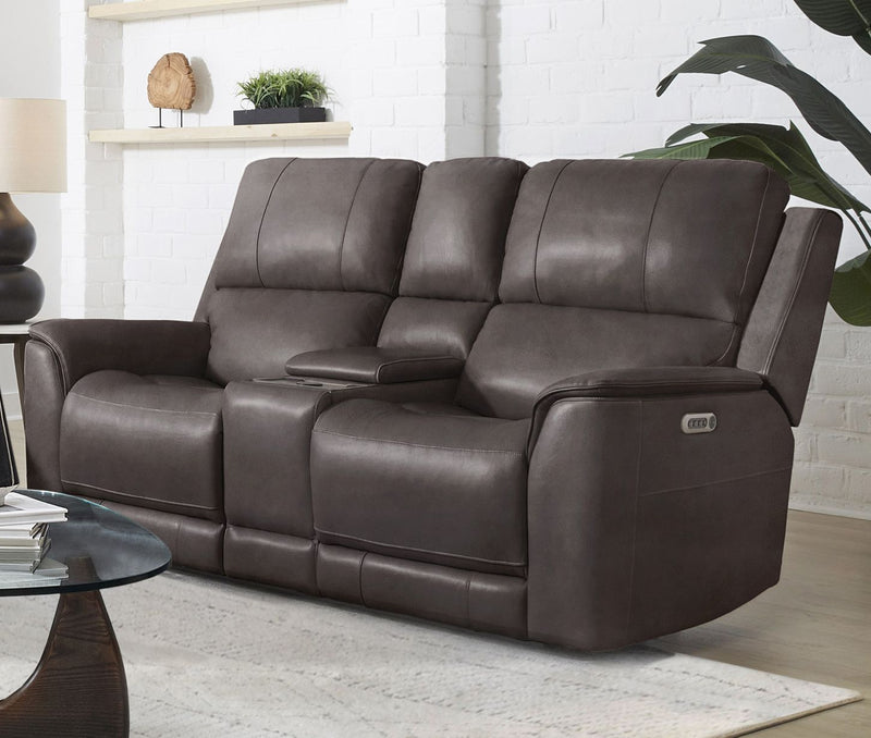 Parker Living Easton Zero Gravity Power Reclining 3-Piece Living Room Sofa Set with plush cushions and modern design.