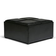 Avalon - Square Coffee Table, Storage Ottoman - R&R Furniture Gallery (Fountain Valley, CA)