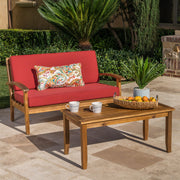Outdoor Chat Set With Coffee Table And Loveseat - R&R Furniture Gallery (Fountain Valley, CA)