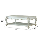 Picardy II - Coffee Table - Antique Pearl - R&R Furniture Gallery (Fountain Valley, CA)