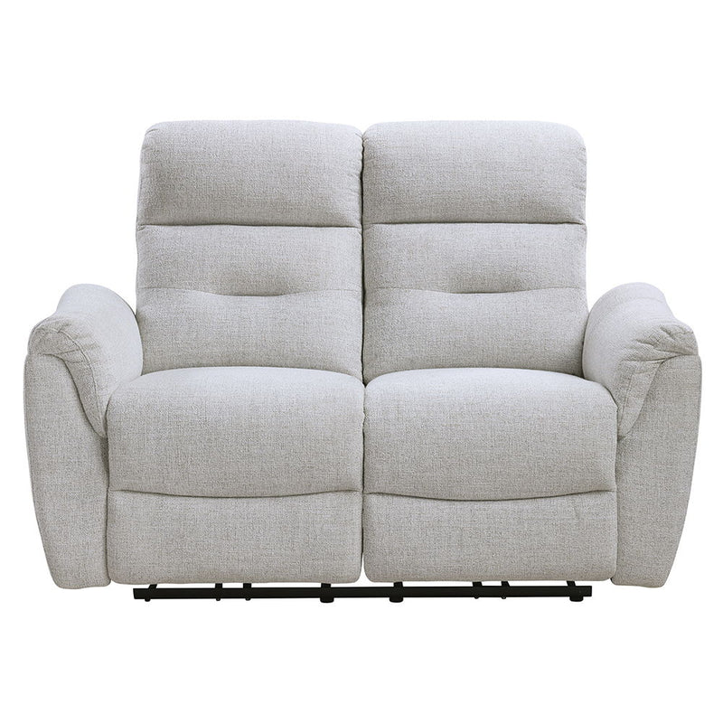 Eastre - Power Motion Loveseat With USB Port - Beige Chenille - R&R Furniture Gallery (Fountain Valley, CA)