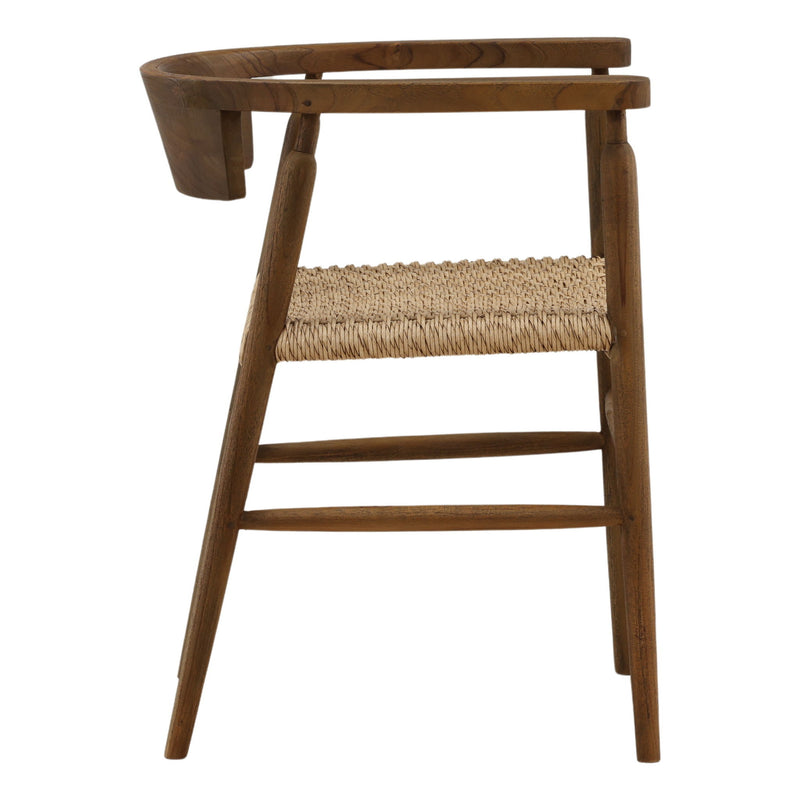 Nevin - Dining Chair - Brown And Natural