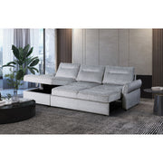 Montana - Sofabed With Storage - Gray - R&R Furniture Gallery (Fountain Valley, CA)