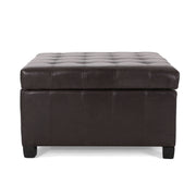 Isabella - Contemporary Ottoman With Storage - R&R Furniture Gallery (Fountain Valley, CA)