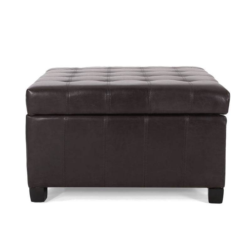 Isabella - Contemporary Ottoman With Storage - R&R Furniture Gallery (Fountain Valley, CA)