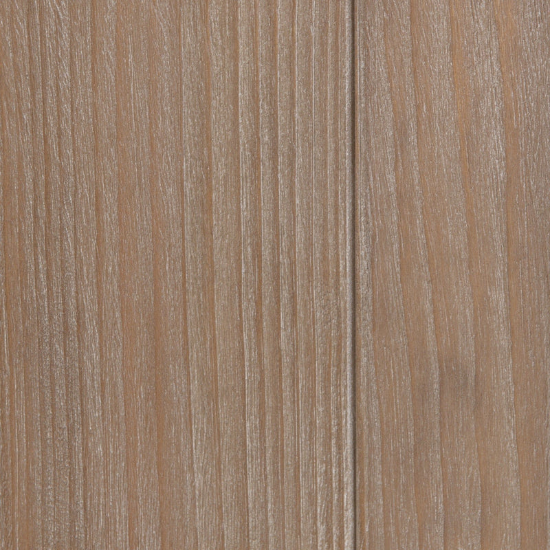 Classic Home Corin tall accent cabinet with wood finish and sleek design, featuring multiple storage compartments.