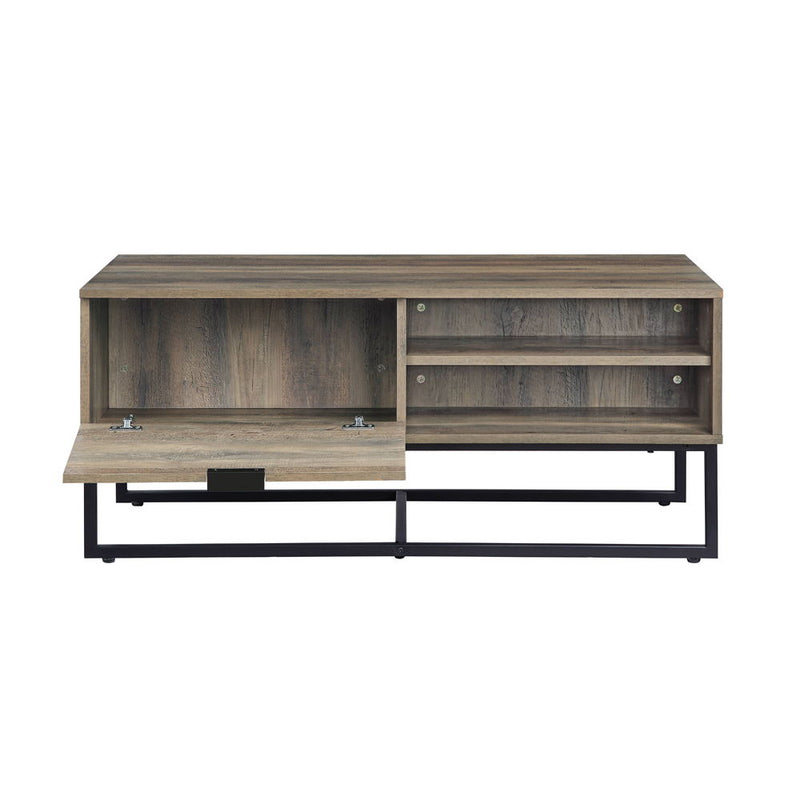 Homare - Coffee Table - Rustic Oak & Black - R&R Furniture Gallery (Fountain Valley, CA)