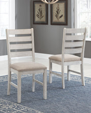 Skempton - Dining UPH Side Chair (Set of 2) - White - R&R Furniture Gallery (Fountain Valley, CA)