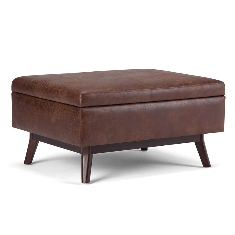 Owen - Upholstered Rectangular Storage Ottoman - R&R Furniture Gallery (Fountain Valley, CA)