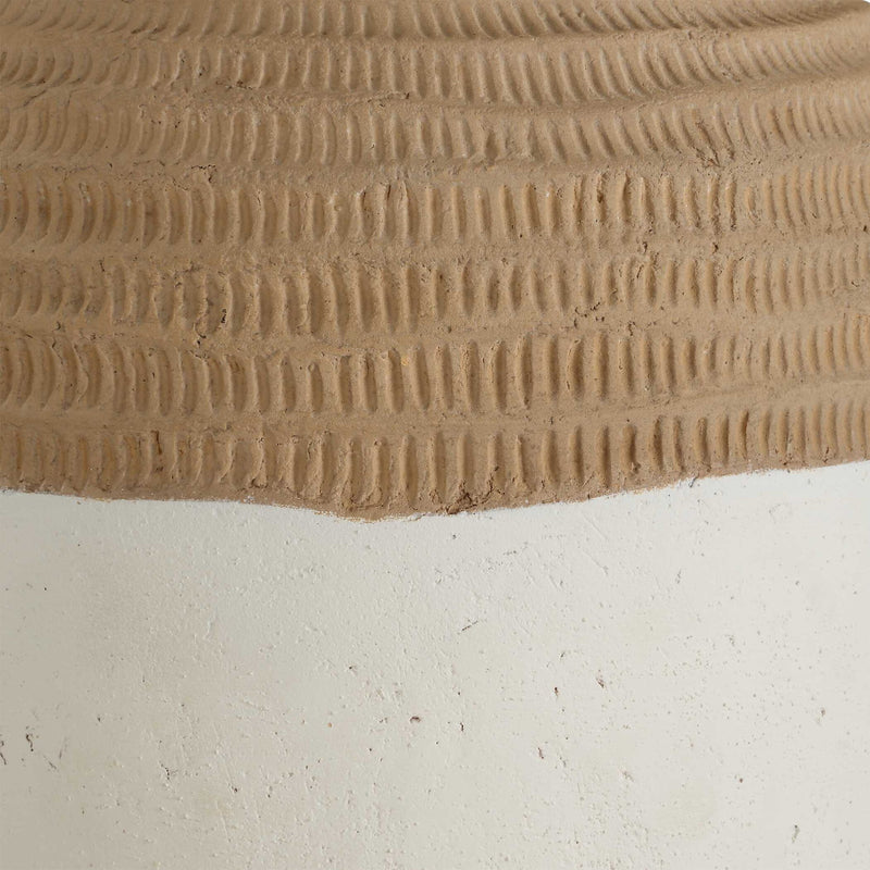 Bellaby - Terracotta Table Lamp - Brown / White