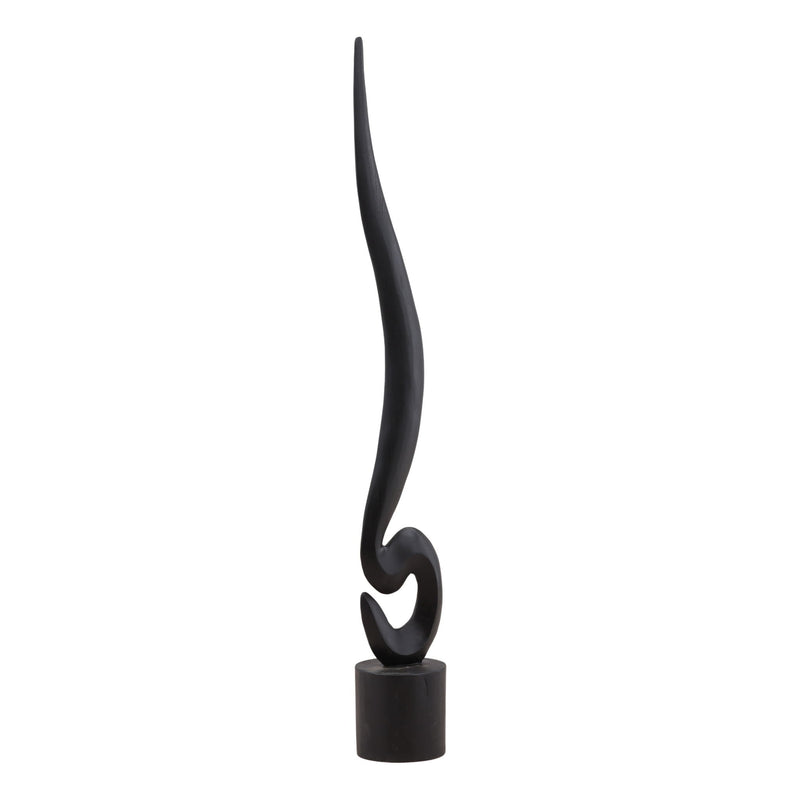 Meliora - Sculpture - Black