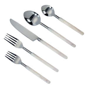 Frose - Stainless Steel Flatware (Set of 5) - Silver - R&R Furniture Gallery (Fountain Valley, CA)