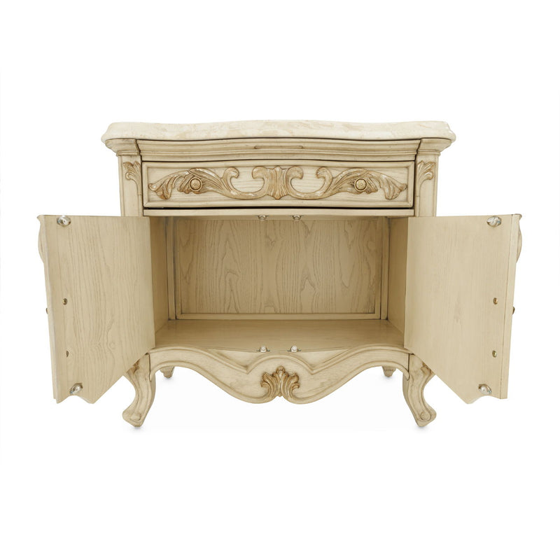 Platine de Royale - Nightstand - Champagne - R&R Furniture Gallery (Fountain Valley, CA)