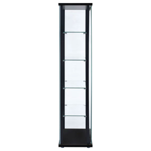 Hyacinth - 4 Shelf Curio Cabinet