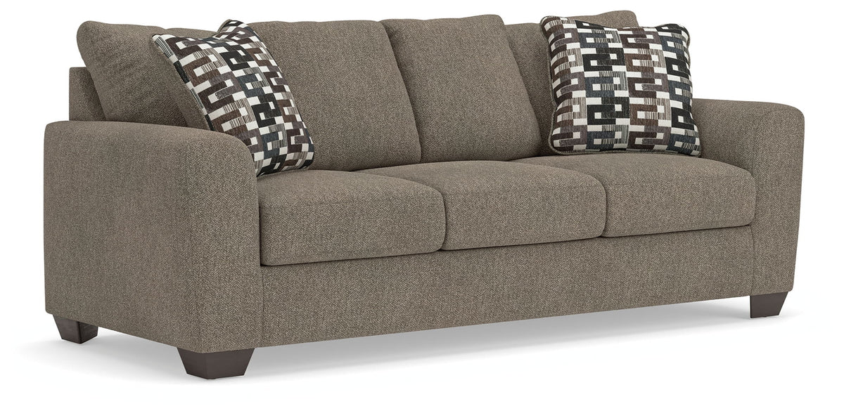 Triston-Peaks - Queen Sofa Sleeper - Suede - R&R Furniture Gallery (Fountain Valley, CA)