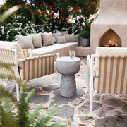 Charra - Indoor / Outdoor Side Table - R&R Furniture Gallery (Fountain Valley, CA)