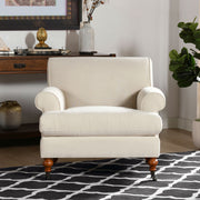 Alana Lawson - Accent Arm Chair With Casters - R&R Furniture Gallery (Fountain Valley, CA)