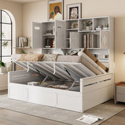 Daybed With All-In-One Cabinet And Shelf - R&R Furniture Gallery (Fountain Valley, CA)