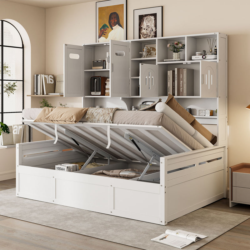 Daybed With All-In-One Cabinet And Shelf - R&R Furniture Gallery (Fountain Valley, CA)