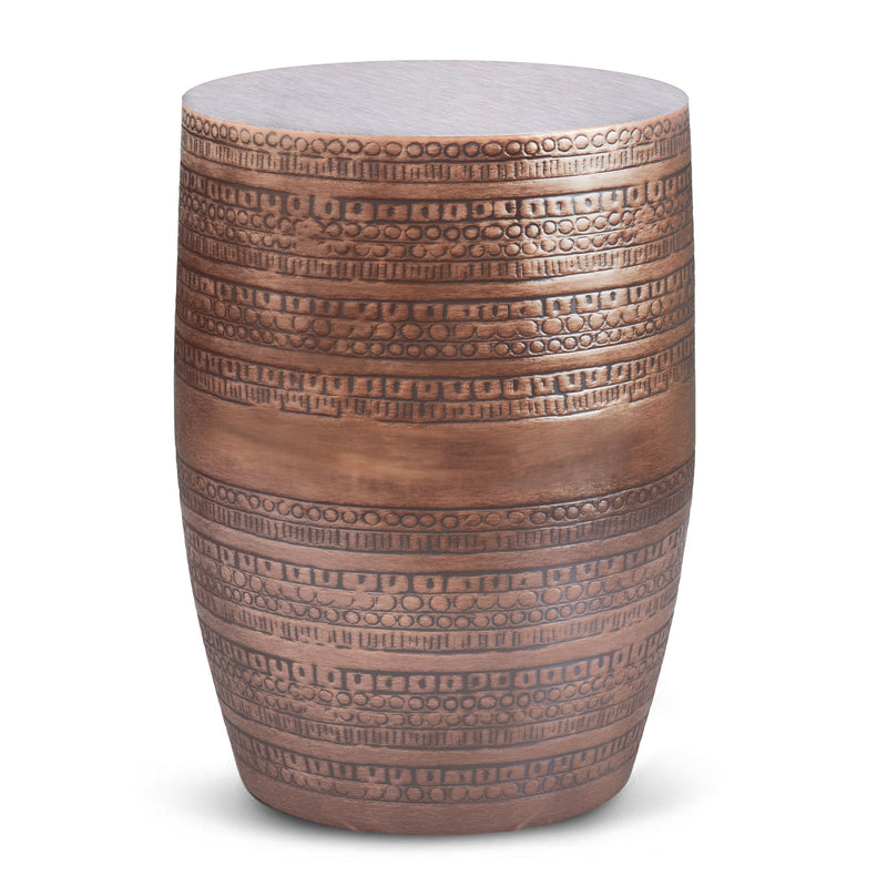 Johnsen - Handcrafted Large Metal Accent Table - R&R Furniture Gallery (Fountain Valley, CA)