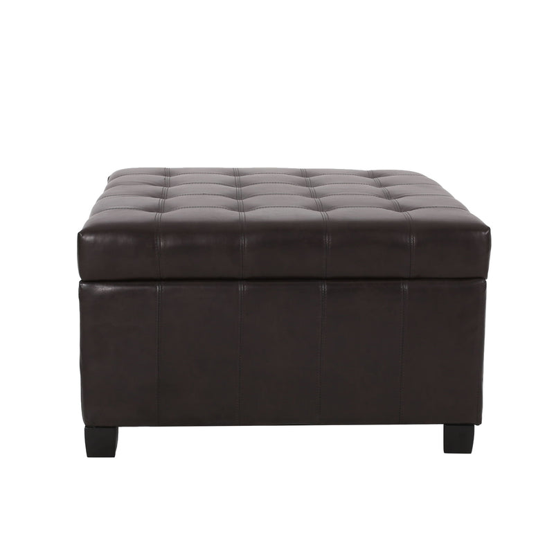Isabella - Contemporary Ottoman With Storage - R&R Furniture Gallery (Fountain Valley, CA)