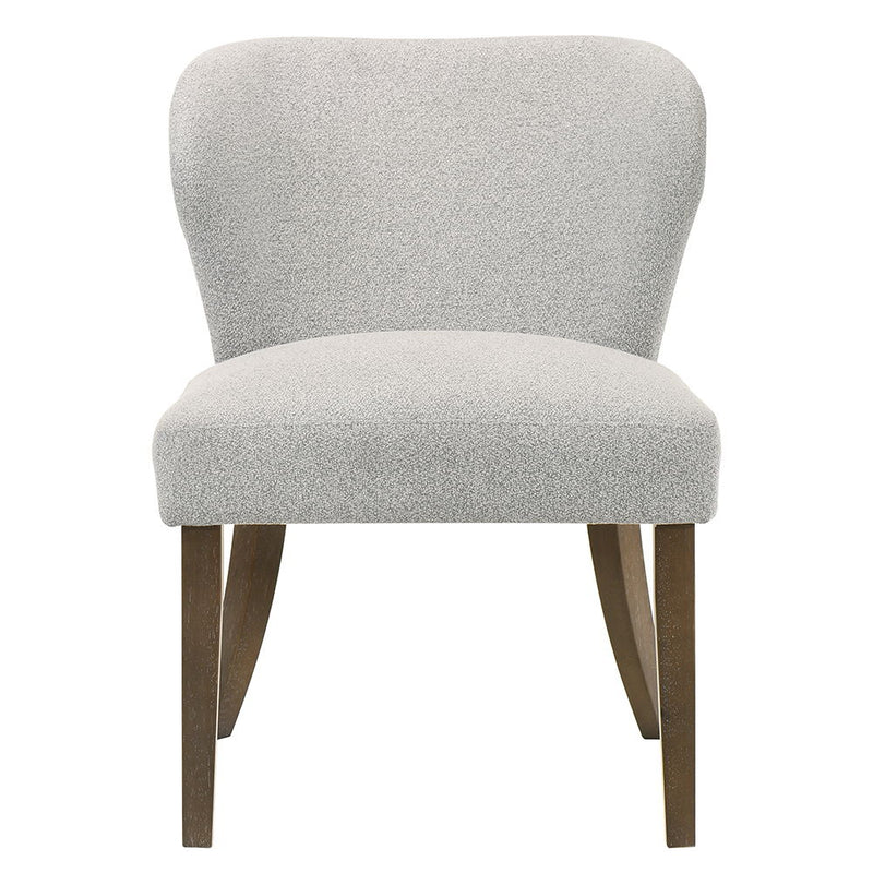Dillon - Side Chair (Set of 2) - Gray / Walnut - R&R Furniture Gallery (Fountain Valley, CA)