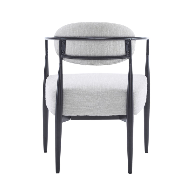 Modern Upholstered Accent Armchair With Pocket Spring Seat - R&R Furniture Gallery (Fountain Valley, CA)