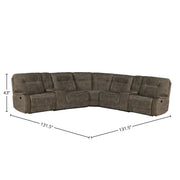 Cooper - Modular Manual Reclining Sectional - R&R Furniture Gallery (Fountain Valley, CA)