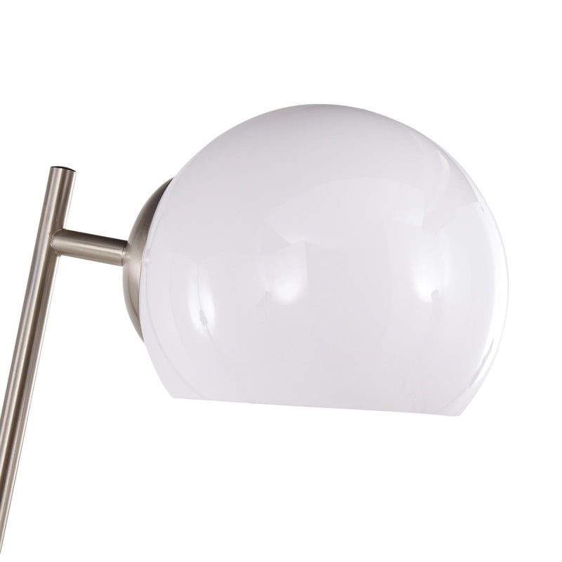 Eileen - Contemporary Floor Lamp - Brushed Nickel