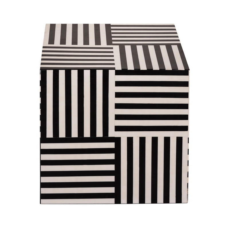 Cube - Side Table - Black - R&R Furniture Gallery (Fountain Valley, CA)