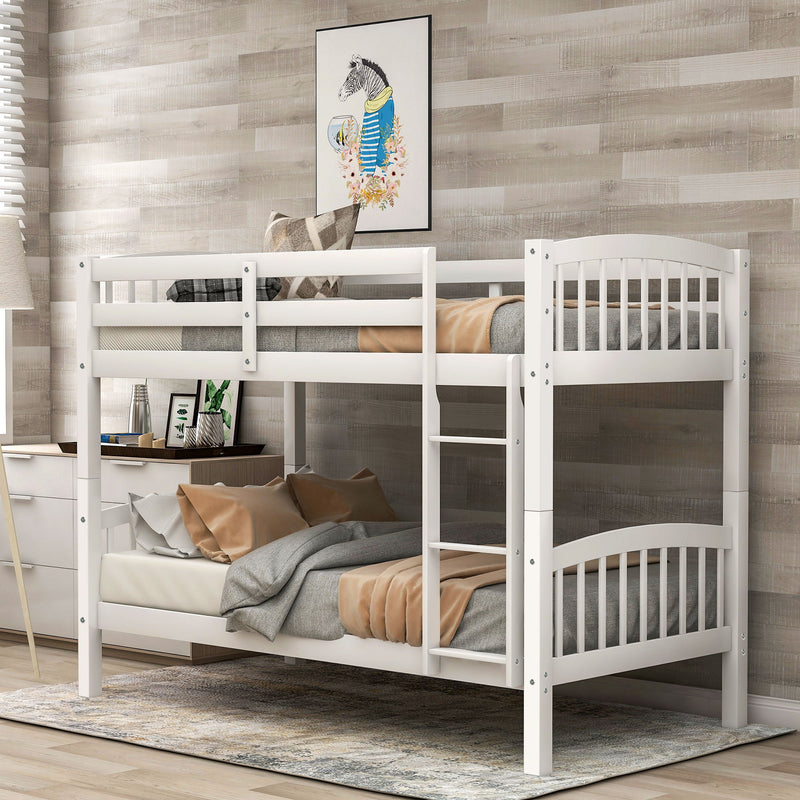 Solid Construction Bunk Bed With Ladder - R&R Furniture Gallery (Fountain Valley, CA)