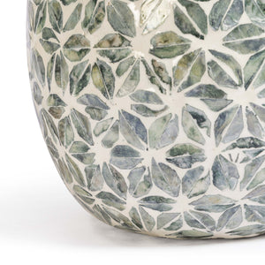 Yaya - Capiz Shell Table Lamp - Green