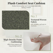 Noble House textured fabric ottoman bench with hinged lid, soft upholstery and sturdy wooden legs for stylish storage and seating.