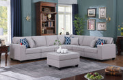 Cooper - Comfort Sectional Sofa With Ottomans And Cupholder - R&R Furniture Gallery (Fountain Valley, CA)