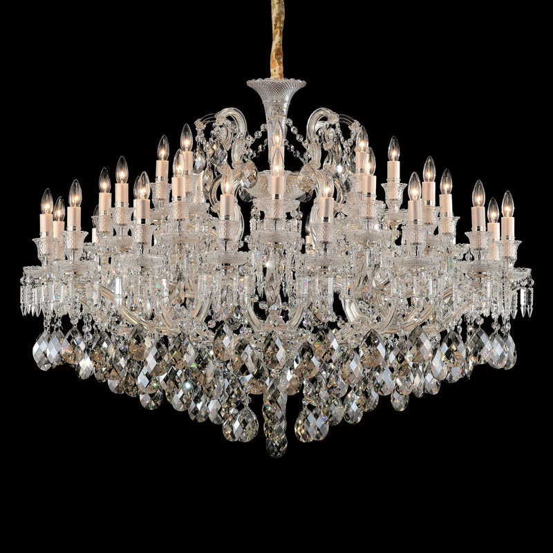 Michael Amini Lighting - Chambord 37-Light Traditional Crystal Chandelier - Clear