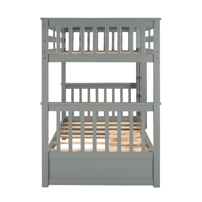 Bunk Bed With Ladders And 2 Storage Drawers - R&R Furniture Gallery (Fountain Valley, CA)